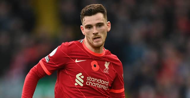 Liverpool defender Andy Robertson. Picture: Shaun Botterill/Getty Images