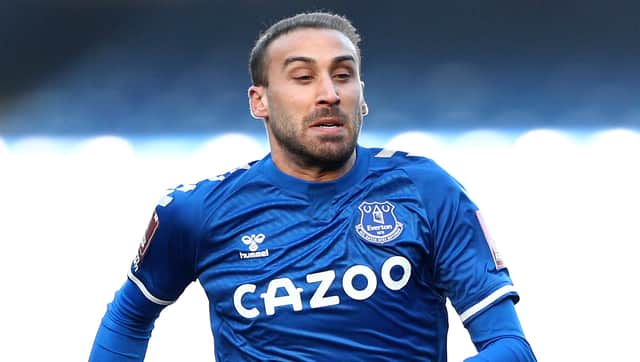<p>Everton striker Cenk Tosun. Picture: Jan Kruger/Getty Images</p>