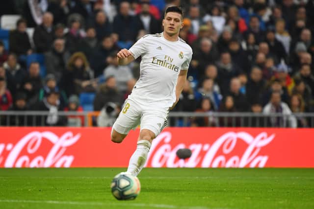 Real Madrid’s Luka Jovic. Picture: GABRIEL BOUYS/AFP via Getty Images)
