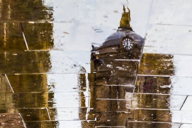 It’s a wet and windy day in Liverpool. Photo: Shutterstock.