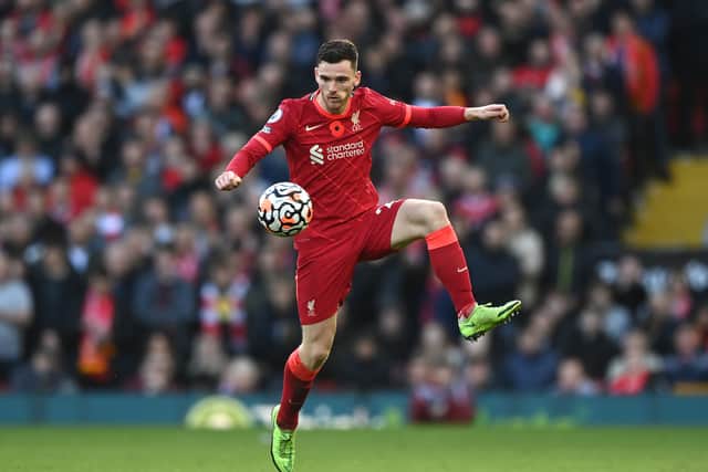 Andy Robertson in action against Brighton. Picture: Shaun Botterill/Getty Image