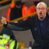 Everton boss Rafa Benitez during his side’s loss to Wolves. Picture:Catherine Ivill/Getty Images