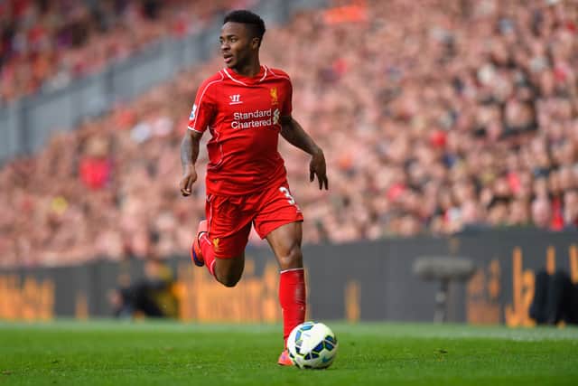 Raheem sterling in action for Liverpool in May 2015. Picture: Stu Forster/Getty Images
