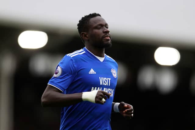 Oumar Niasse during his loan spell at Cardiff. Picture: Catherine Ivill/Getty Images