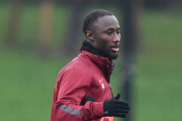 Naby Keita is set for a spell of the Liverpool sidelines. Picture: PAUL ELLIS/AFP via Getty Images