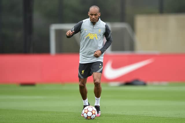 Fabinho is again available for Liverpool. Picture: Nathan Stirk/Getty Images