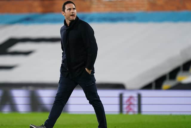 Former Chelsea manager Frank Lampard. Picture: JOHN WALTON/POOL/AFP via Getty Images