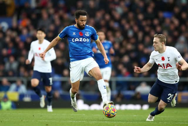 Andros Townsend in action for Everton. Picture: Jan Kruger/Getty Images