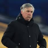 Former Everton manager Carlo Ancelotti. Picture: games being played behind closed doors. (Photo by Clive Brunskill/Getty Images