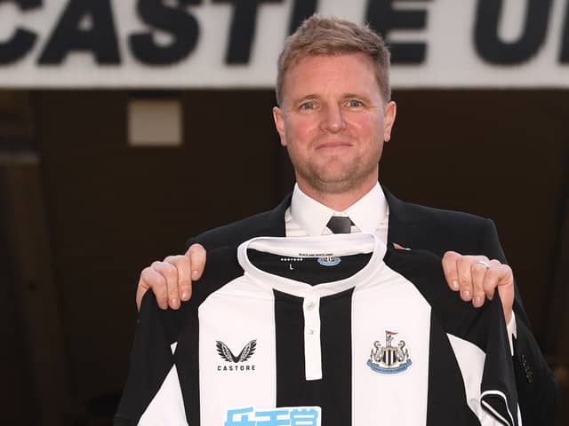 Eddie Howe is unveiled as Newcastle manager. Picture: Stu Forster/Getty Images