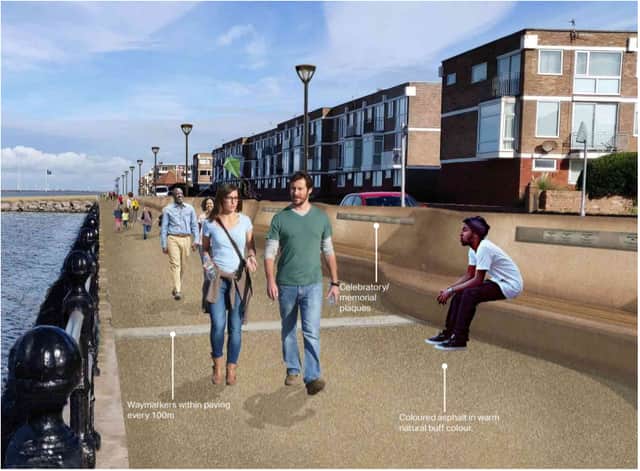 South Parade flood barrier, West Kirby. Image: Planning Documents