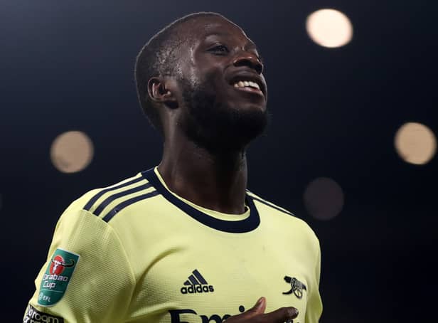 <p>Arsenal winger Nicolas Pepe. Picture: Catherine Ivill/Getty Images</p>