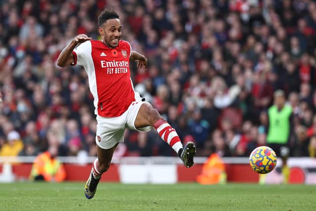 Arsenal striker Pierre-Emerick Aubameyang. Picture: Ryan Pierse/Getty Images