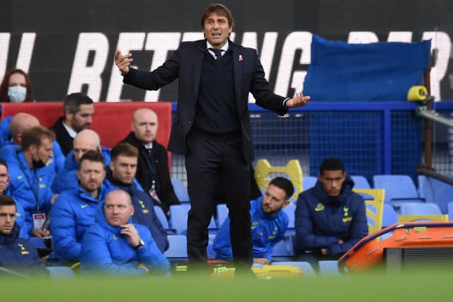 Spurs boss Antonio Conte. Picture: OLI SCARFF/AFP via Getty Images
