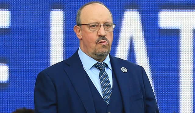 Everton manager Rafa Benitez. Picture: LINDSEY PARNABY/AFP via Getty Images)