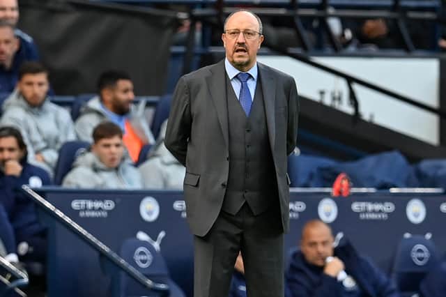 Everton boss Rafa Benitez. Picture: PAUL ELLIS/AFP via Getty Images