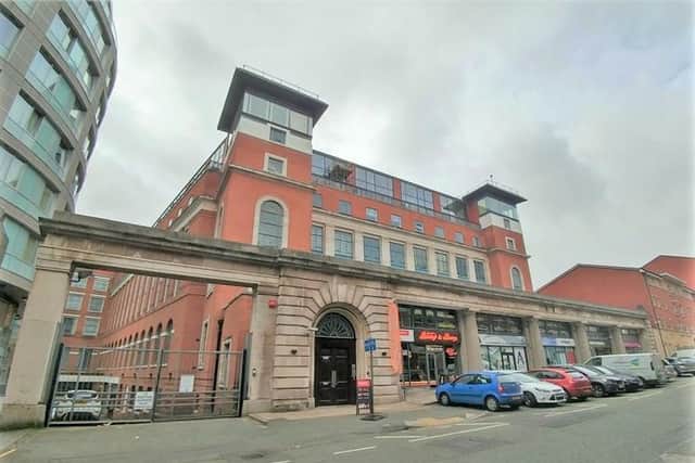 Spacious flat for sale in Hatton Garden, Liverpool. Image: Rightmove/C&D Properties