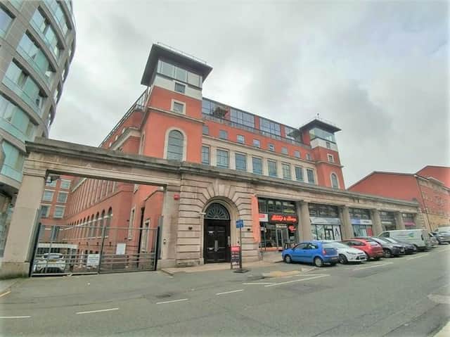 Spacious flat for sale in Hatton Garden, Liverpool. Image: Rightmove/C&D Properties