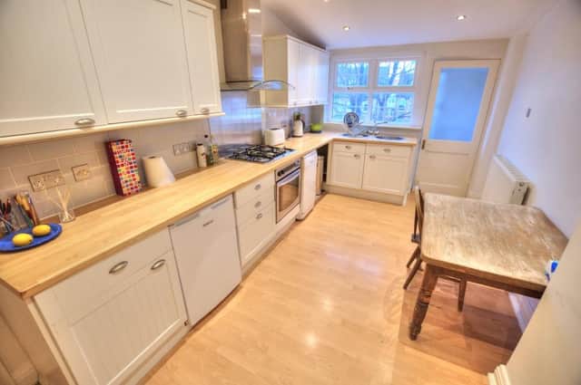 Kitchen with dining area. Image: Rightmove/Michael Moon 