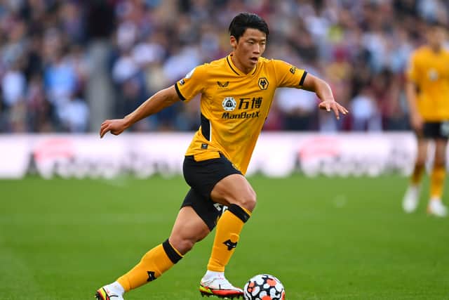 Hwang Hee-chan in action for Wolves. Picture: Dan Mullan/Getty Images