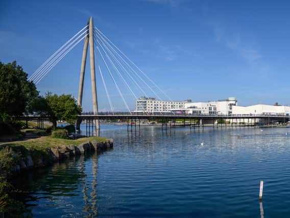 A view out over the lake from Kings Gardens in Southport. Image: Shutterstock