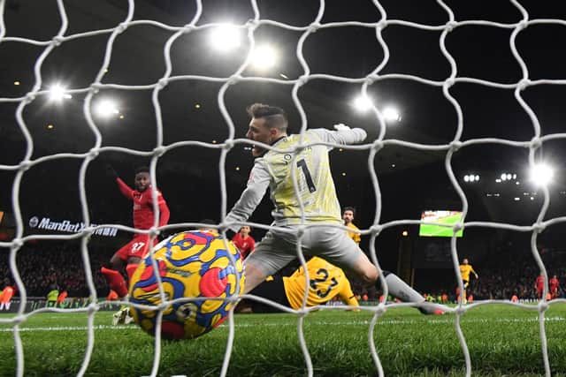 Liverpool’s Divock Origi scores a last-gasp winner at Wolves. Photo: JUSTIN TALLIS/AFP via Getty Images