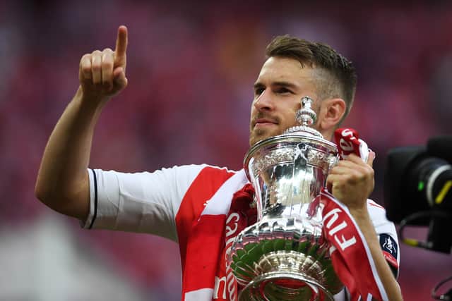 Aaron Ramsey played 371 games for Arsenal and won three FA Cups. Photo: Laurence Griffiths/Getty Images