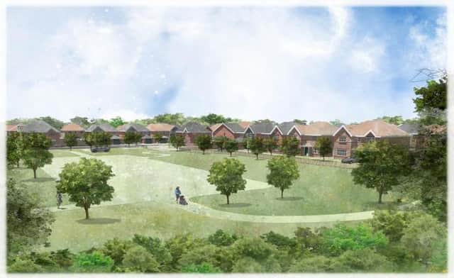 The proposed development at Widnes Golf Course.