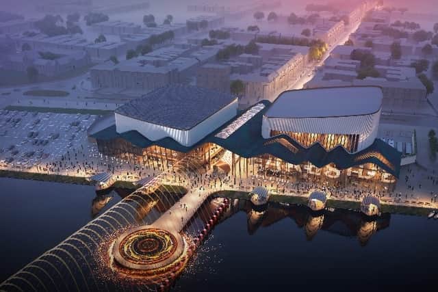 Artist impression of the Marine Lake Events Centre. Image: Sefton Council 