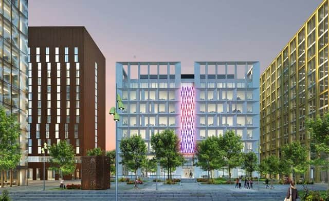 Image of what the new zero carbon building could look like. Credit: Liverpool City Council 