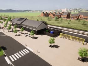 This is what Headbolt Lane  train station in Kirkby would look like.