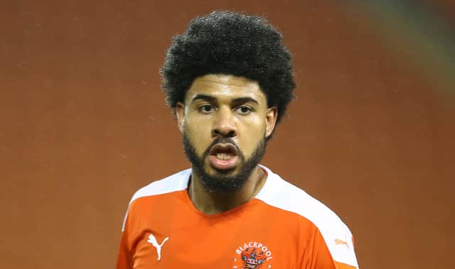 <p>Ellis Simms thrived on loan at Blackpool from Everton last season. Picture: Pete Norton/Getty Images</p>