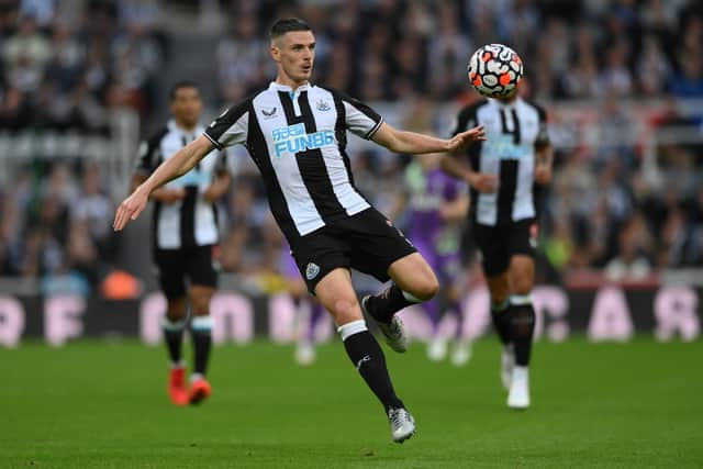 Newcastle defender Ciaran Clark. Picture: Stu Forster/Getty Images