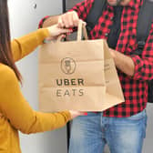Uber Eats delivery service 