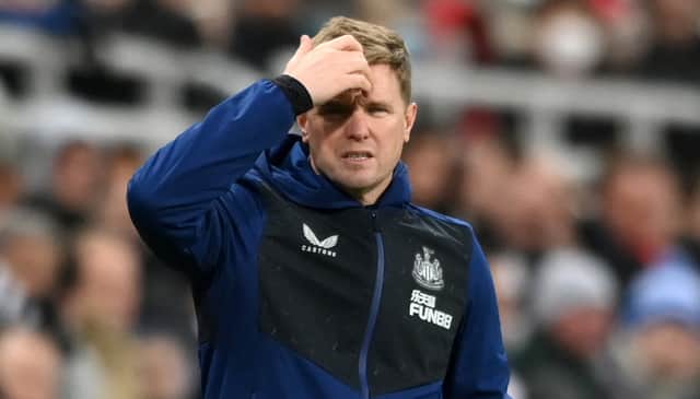 Newcastle manager Eddie Howe. Picture:  Stu Forster/Getty Images
