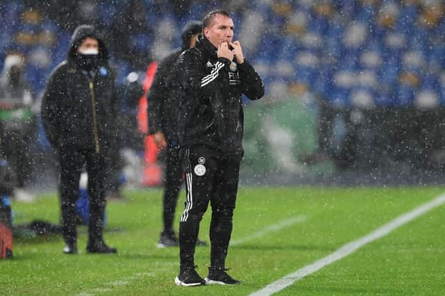 Brendan Rogers, Manager of Leicester City. (Photo by Francesco Pecoraro/Getty Images)