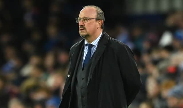 Everton manager Rafa Benitez. Picture: Getty Images