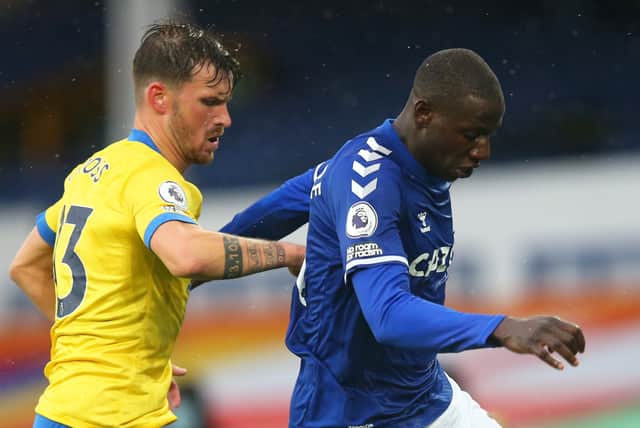 <p>Abdoulaye Doucoure in action for Everton against Brighton last season. Picture: Alex Livesey/Getty Images)</p>