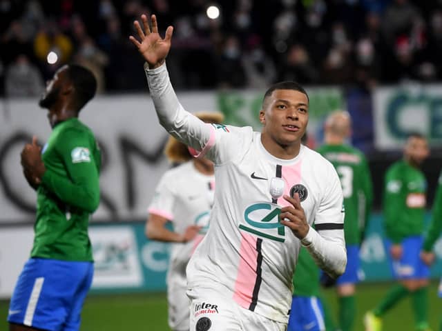 Paris Saint-Germain’s French forward Kylian Mbappe is out of contract in the summer. 