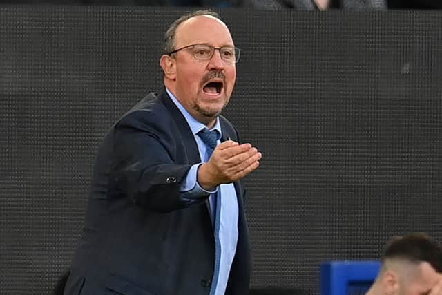 Everton manager Rafa Benitez. Picture: PAUL ELLIS/AFP via Getty Images