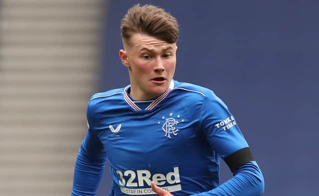 Nathan Patterson in action for Rangers. Picture: Ian MacNicol/Getty Images