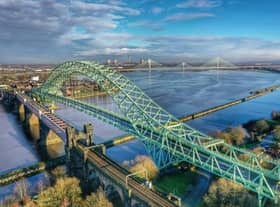 The Silver Jubilee Bridge, which spans the River Mersey, was supposed be the venue for the 60th anniversary event.