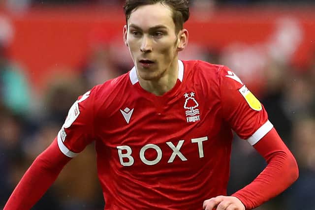 James Garner in action for Nottingham Forest. Picture: Matthew Lewis/Getty Images