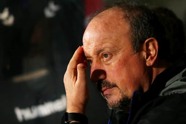 Everton managere Rafa Benitez. Picture: Alex Livesey/Getty Images