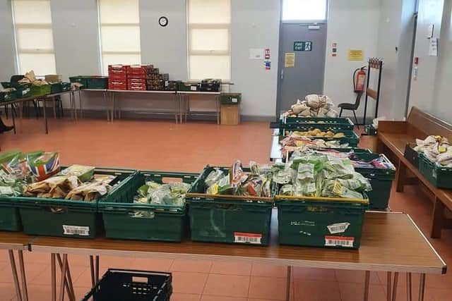 Some of the food saved by the community project. Facebook South Liverpool Zero Food Waste Community 