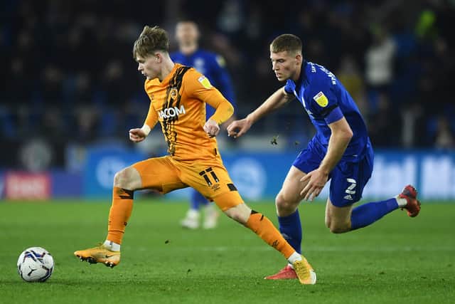 Keane Lewis-Potter in action for Hull City. Picture: Harry Trump/Getty Images