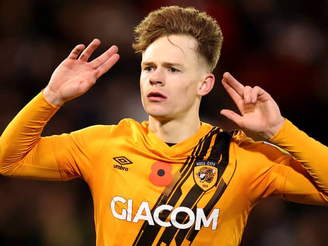 Hull forward Keane Lewis-Potter. Picture: George Wood/Getty Images