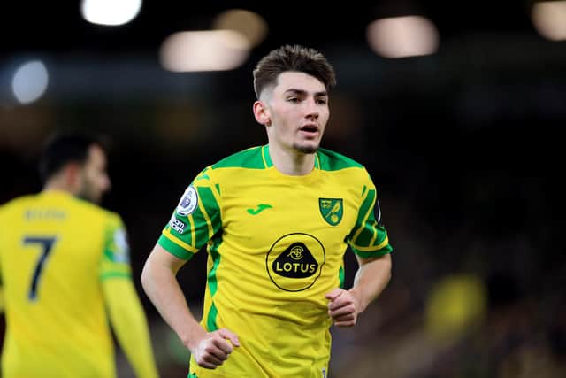 Billy Gilmour is absent for Norwich. Picture: Stephen Pond/Getty Images