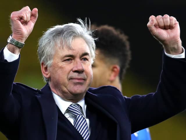 Former Everton boss Carlo Ancelotti. Picture: Catherine Ivill/Getty Images
