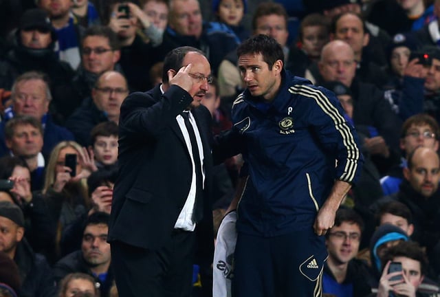 Frank Lampard player under Rafa Benitez at Chelsea. Picture: Clive Rose/Getty Images